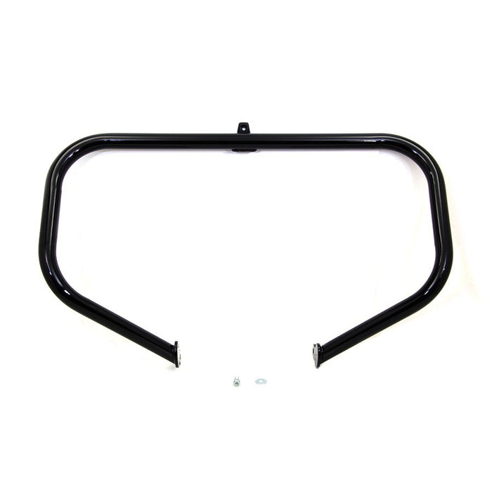Gloss Black Front Engine Guard - V-Twin 51-1345 - OEM 49050-09A - Twin Cam 2006+