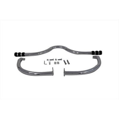 Chrome Front Engine Bar - Wyatt Gatling 17-0707NV - Big Twin 1986-1999