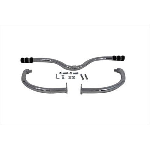 Chrome Front Engine Bar - Wyatt Gatling 17-0707NV - Big Twin 1986-1999