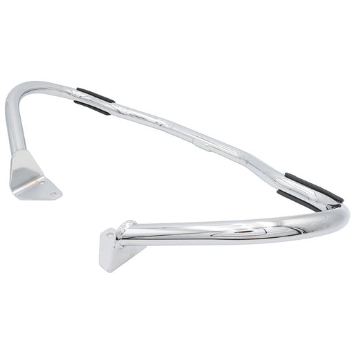 Factory Sample Front Engine Bar with Footpeg Pads Chrome - V-Twin 51-2215 - Twin Cam Dyna 2006-2017