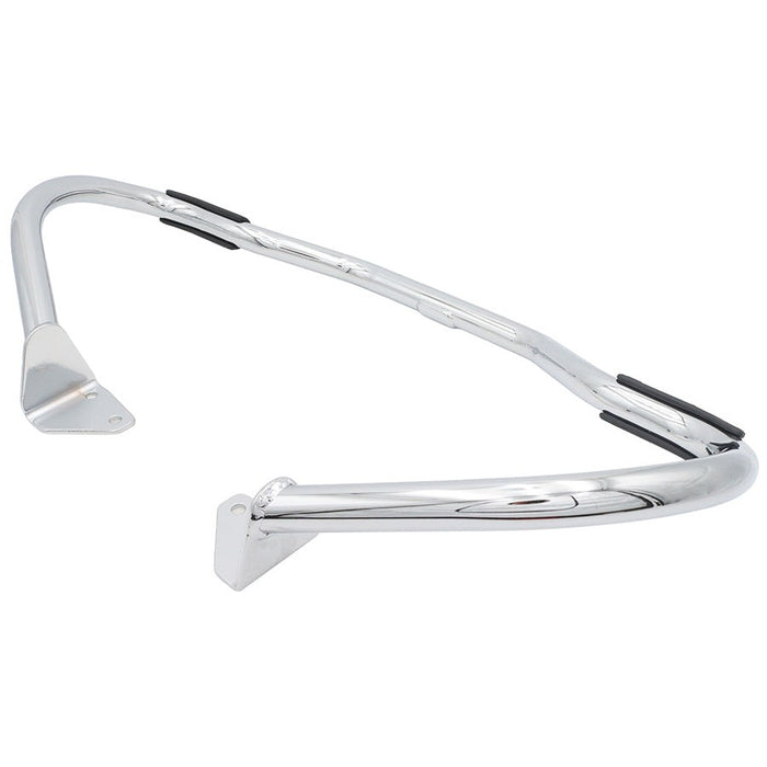 Factory Sample Front Engine Bar with Footpeg Pads Chrome - V-Twin 51-2215 - Twin Cam Dyna 2006-2017