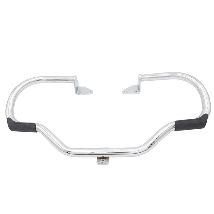 Factory Sample Front Engine Bar with Footpeg Pads Chrome - V-Twin 51-2215 - Twin Cam Dyna 2006-2017