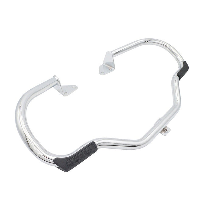 Factory Sample Front Engine Bar with Footpeg Pads Chrome - V-Twin 51-2215 - Twin Cam Dyna 2006-2017