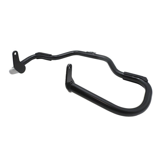 Factory Sample Front Engine Bar with Footpeg Pads Black - V-Twin 51-2219 - OEM 49140-05 - Twin Cam Softail 2000-2017