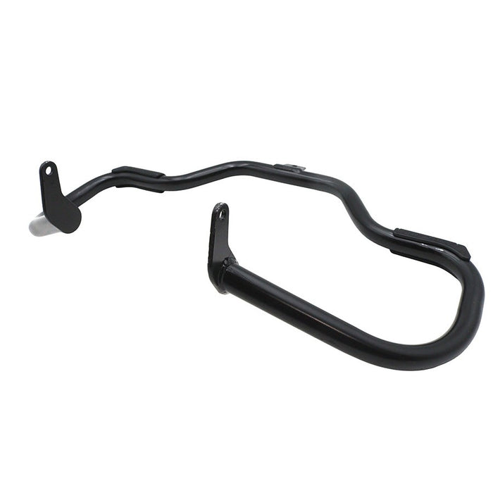 Factory Sample Front Engine Bar with Footpeg Pads Black - V-Twin 51-2219 - OEM 49140-05 - Twin Cam Softail 2000-2017