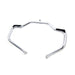 Factory Sample Chrome Front Engine Bar with Footpeg Pads - V-Twin 51-2220 - OEM 49155-09B