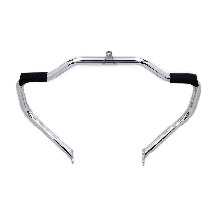 Factory Sample Chrome Front Engine Bar with Footpeg Pads - V-Twin 51-2220 - OEM 49155-09B