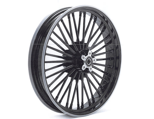 V-Twin Manufacturing Front 21 x 3.15" Duro 36 Fat Spoke Matte Black Wheel - additional view 2