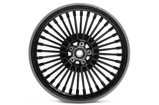 V-Twin Manufacturing Rear 16 x 3.5" Duro 36 Fat Spoke Matte Black Wheel - additional view 2