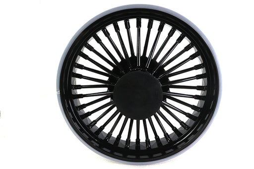 V-Twin Manufacturing Front 16 x 3.5" Duro 36 Fat Spoke Matte Black Wheel