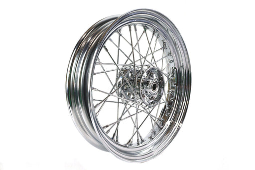 V-Twin Manufacturing 16 x 3.00" Replica Rear Spoke Wheel - additional view 2