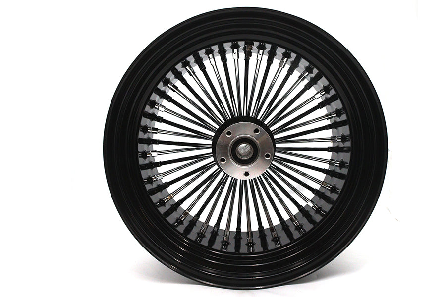 Ultima 18 x 10.5" King Spoke Rear Wheel Black