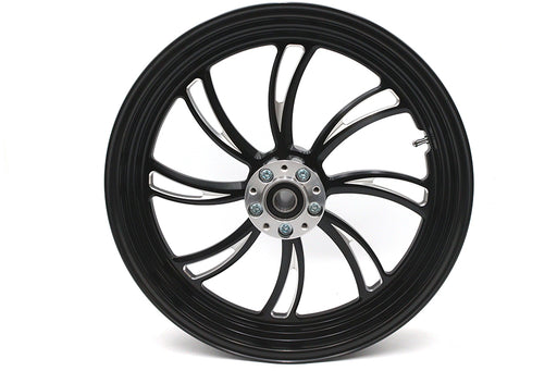 Ultima 18 x 3.5" Vortex Front Wheel Black Cut - additional view 2