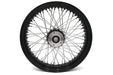 Ultima 18 x 3.5" Ultima 60 Spoke Front Wheel Black