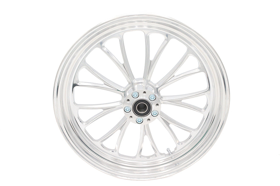 Ultima 18 x 3.5" Manhattan Front Wheel Polished Aluminum