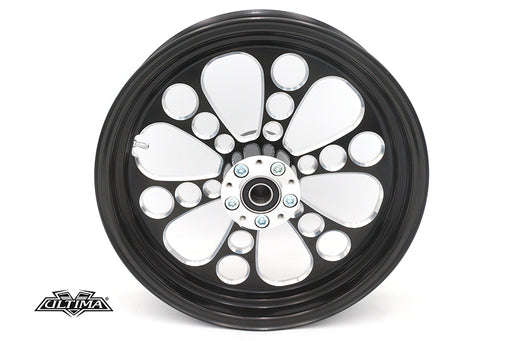 Ultima 16 x 3.5" Kool Kat Front Wheel Black Cut