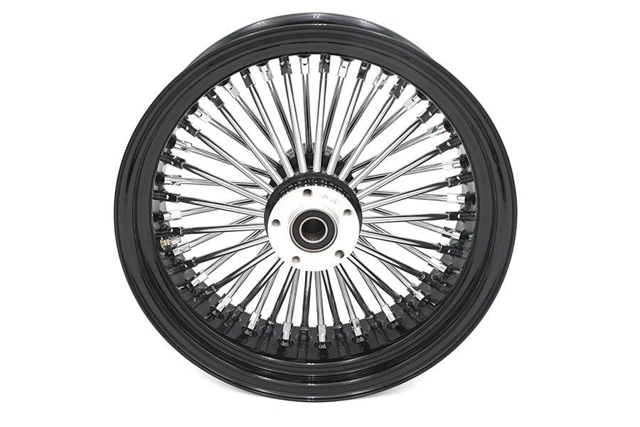 Ultima 16 x 5.5" King Spoke Rear Wheel Black/Chrome