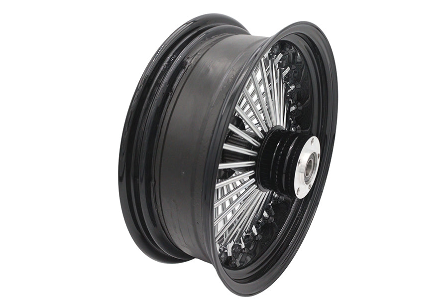 Ultima 16 x 5.5" King Spoke Rear Wheel Black/Chrome - additional view 2