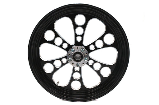 Ultima 18 x 3.5" Kool Kat Front Wheel Black Cut
