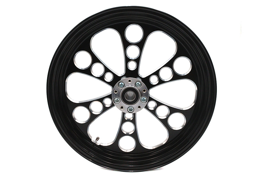 Ultima 18 x 3.5" Kool Kat Front Wheel Black Cut