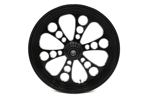 Ultima 18 x 3.5" Kool Kat Front Wheel Black Cut - additional view 2