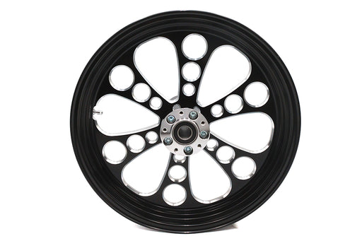 Ultima 18 x 3.5" Kool Kat Front Wheel Black Cut