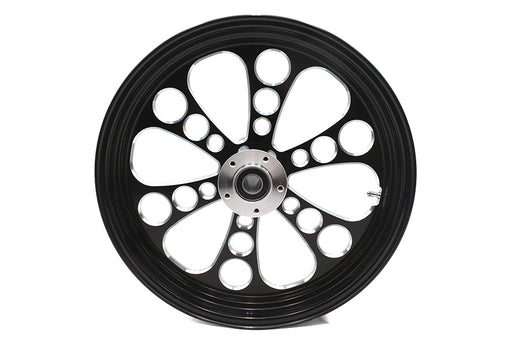 Ultima 18 x 3.5" Kool Kat Front Wheel Black Cut - additional view 2