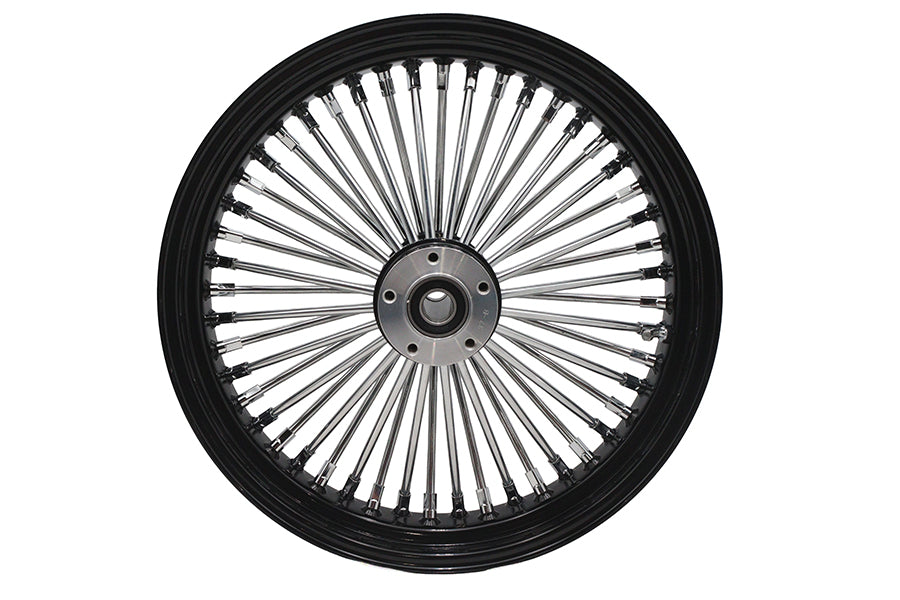 Ultima 18 x 3.5" King Spoke Rear Wheel Black