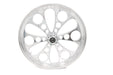 Ultima 23 x 3.5" Kool Kat Front Wheel Polished Aluminum