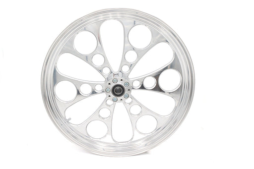 Ultima 23 x 3.5" Kool Kat Front Wheel Polished Aluminum