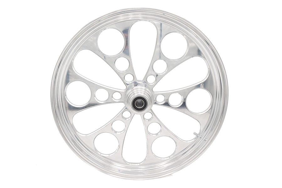 Ultima 23 x 3.5" Kool Kat Front Wheel Polished Aluminum - additional view 2