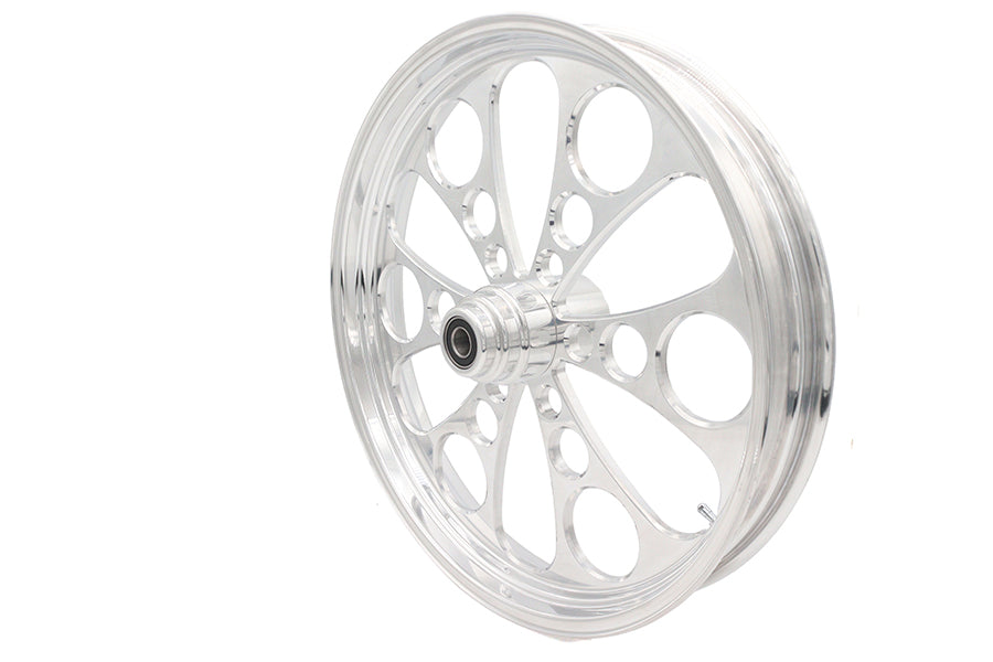 Ultima 23 x 3.5" Kool Kat Front Wheel Polished Aluminum - additional view 3