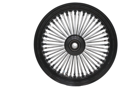 Ultima 16 x 3.5" King Spoke Front Wheel Black/Chrome