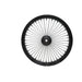 26 X 3.5" King Spoke Front Wheel Black/Chrome - Ultima 37-541 - Big Twin 0+