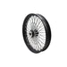 26 X 3.5" King Spoke Front Wheel Black/Chrome - Ultima 37-541 - Big Twin 0+