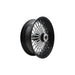 18 x 5.5" King Spoke Rear Wheel Black - Ultima 37-522 - Big Twin 0+