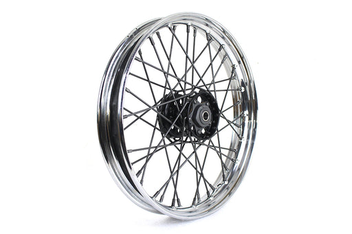 V-Twin Manufacturing 18 x 2.25" Replica F-H Trog Style Star Hub Wheel - additional view 2