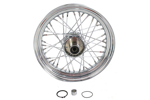 V-Twin Manufacturing 16 x 3.00" Replica Front Spoke Wheel - additional view 2