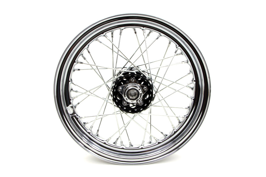 V-Twin Manufacturing 16 x 3.00" Replica Front or Rear Spoke Wheel - additional view 2