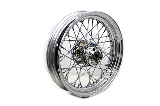 V-Twin Manufacturing 16 x 3.00" Front Spoke Wheel Chrome