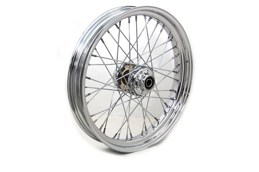 V-Twin Manufacturing 21 x 3.25" Front Spoke Wheel Chrome