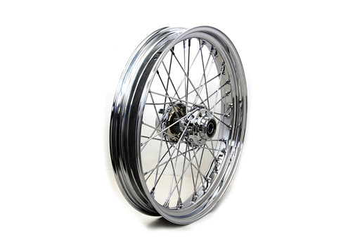 V-Twin Manufacturing 21 x 3.25" Front Spoke Wheel Chrome - additional view 2