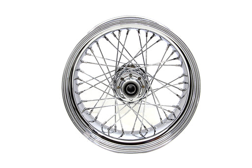 V-Twin Manufacturing 17 x 6.00" Rear Wheel Chrome - additional view 2