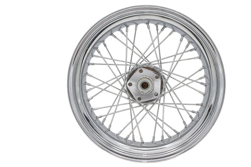 V-Twin Manufacturing Factory Sample 17 x 4.5" Replica Rear Spoke Wheel