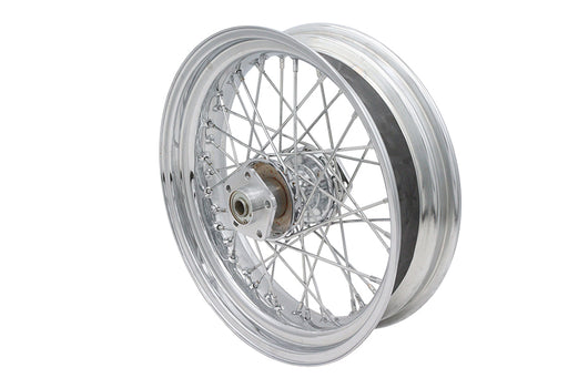 V-Twin Manufacturing Factory Sample 17 x 4.5" Replica Rear Spoke Wheel - additional view 2