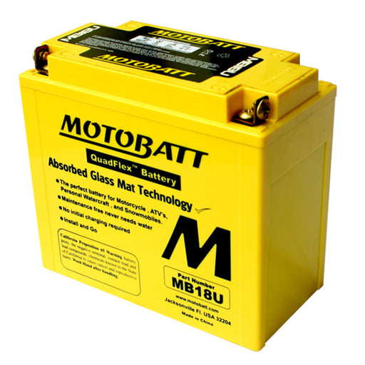 Motobatt MotoBatt 12 Volt AGM Fully Sealed Yellow Battery