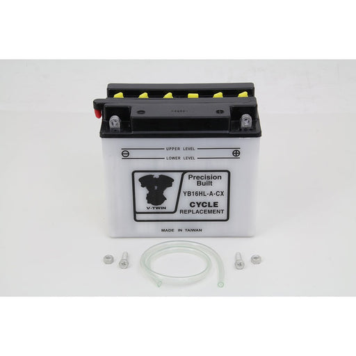 Deka 12 Volt Sealed Battery Dry - Volt Tech YB16HL-A-LM - OEM 65989-90B - Evolution Softail 1991-1996