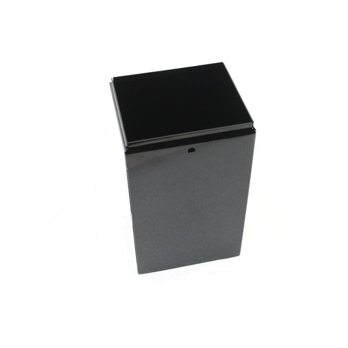 H-2 Steel Battery Box Black - V-Twin 53-0783