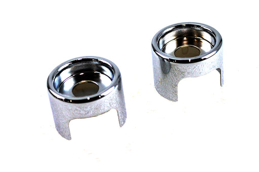 AEE Upper Shock Stud Covers Chrome Tall Style