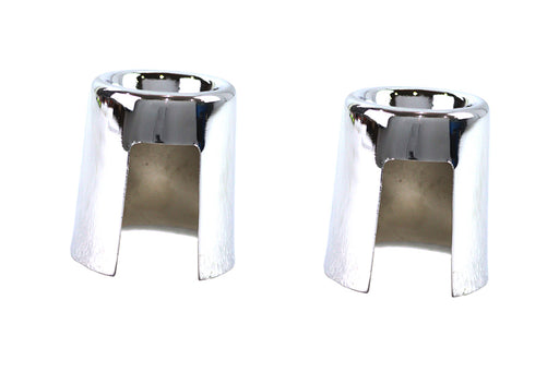 AEE Upper Shock Stud Covers Chrome Short Style
